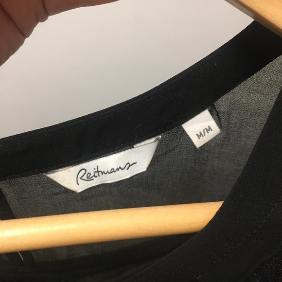 Medium Black sheer top - Picture 4 of 4